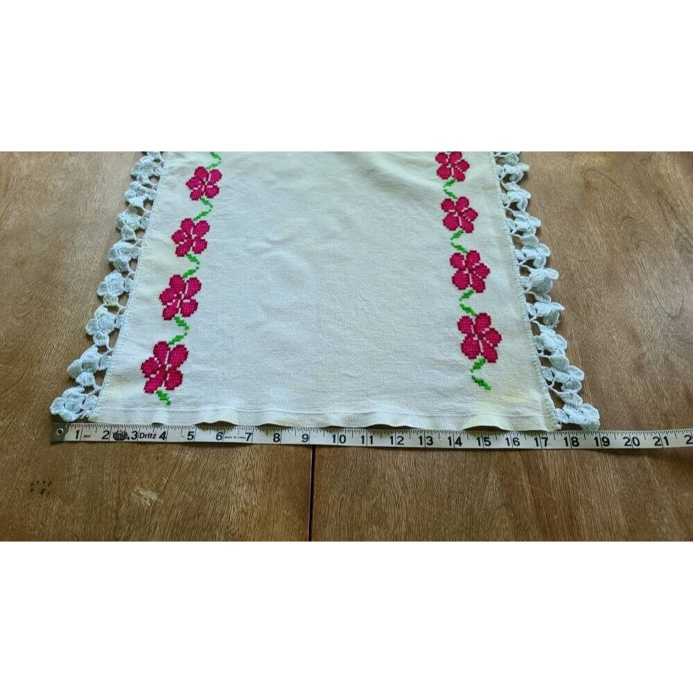 Embroidered Table Topper - Picture 4 of 10